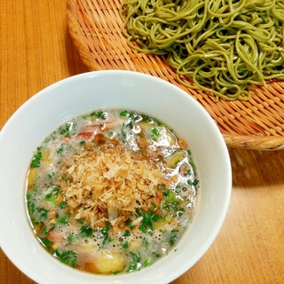 野菜とトマトつけダレ♡お蕎麦におそうめんに